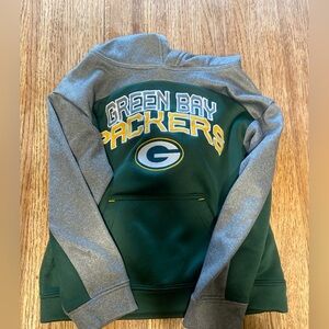 NFL Green Bay Packers Green and Gray Hoodie
